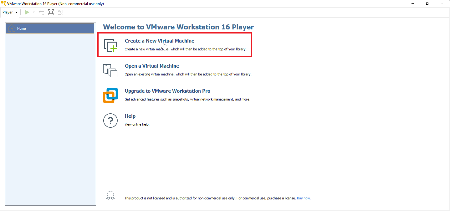 Reproductor de VMware Workstation