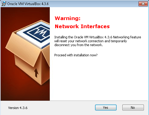 Instalación VirtualBox reseteo de red