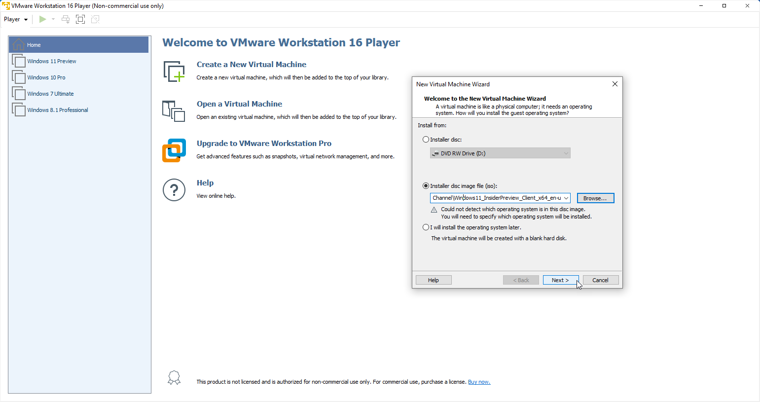 VMware Estación de trabajo