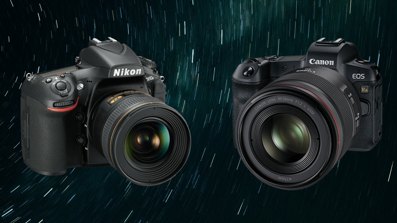 Canon EOS Ra y Nikon D810A