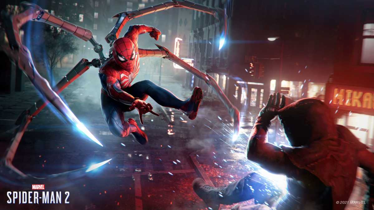 Imagen promocional de Spider-man 2 PS5 Iron Spider