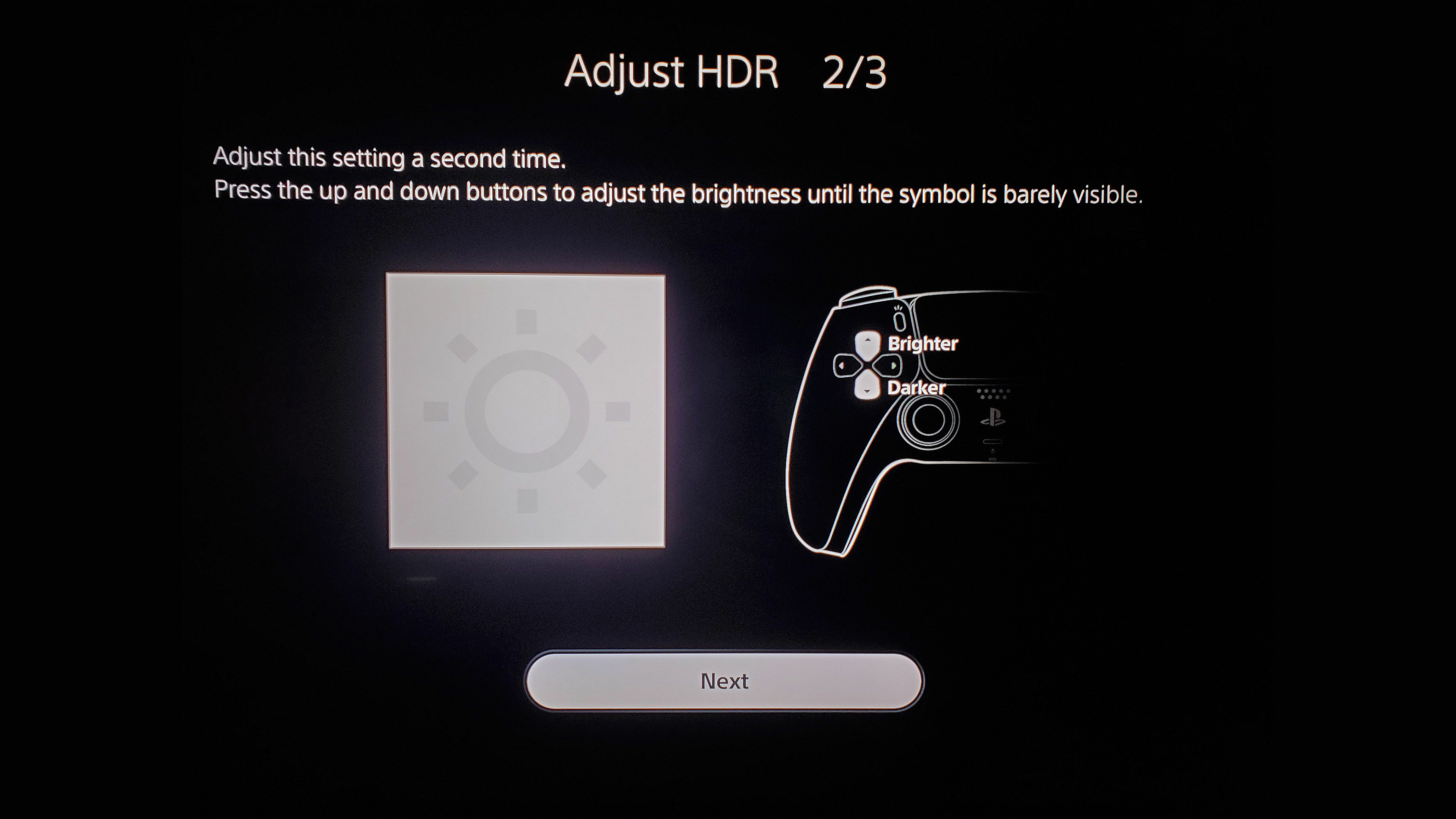 Calibración HDR de PS5