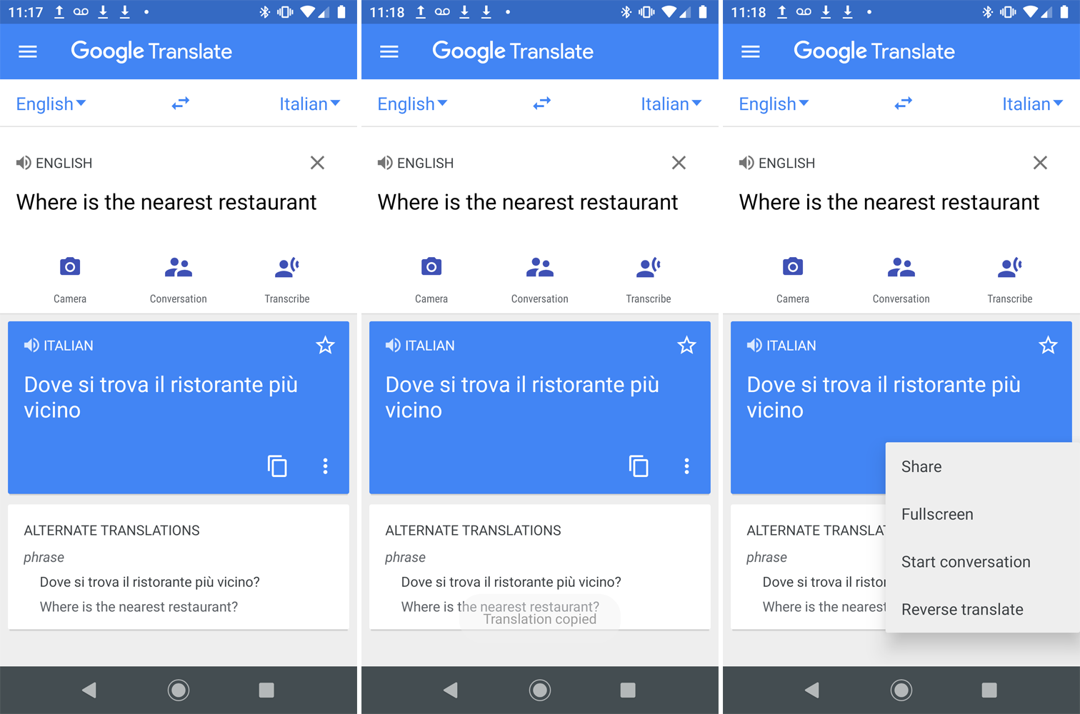 google traducir traducciones