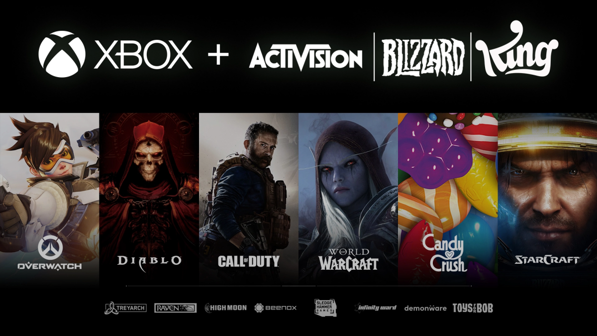 Imagen promocional de Microsoft Activision Blizzard