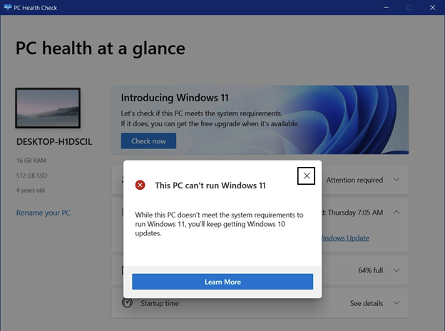 Herramienta de compatibilidad con Windows 11