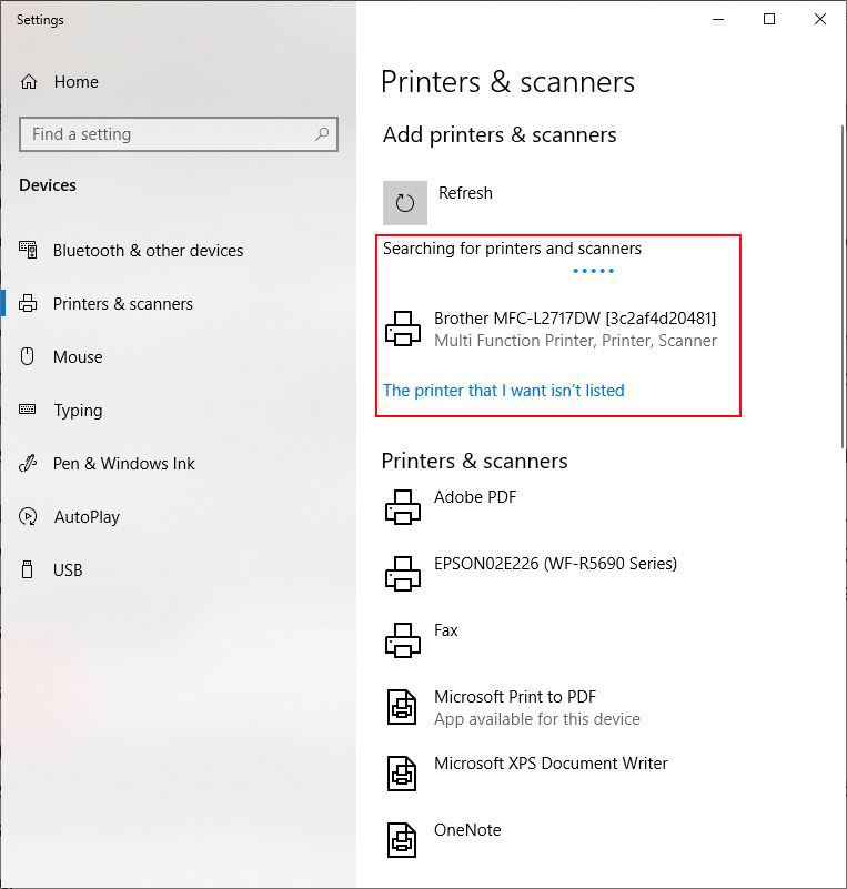 escaneo de windows para impresoras