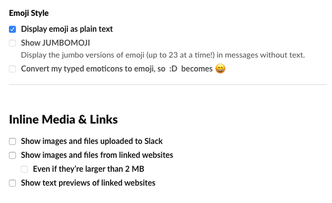 Configuración de emoticonos en Slack