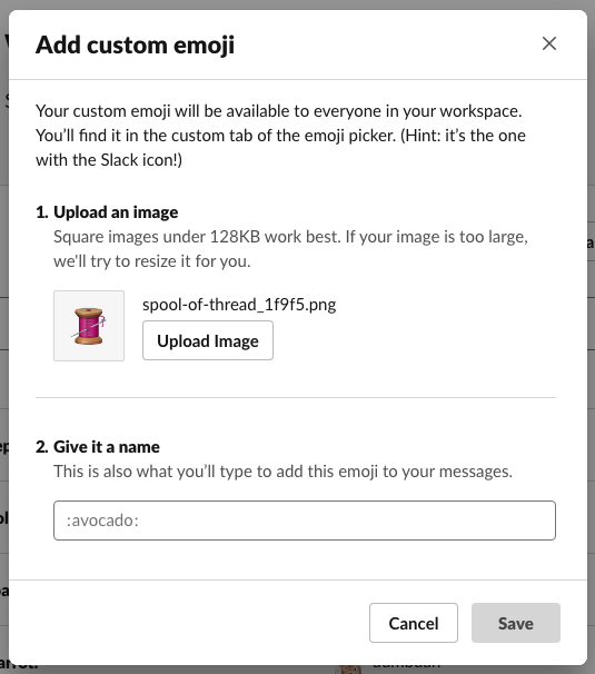 Agrega tus propios emoticonos en Slack