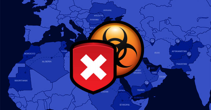 Ataque de malware en Oriente Medio