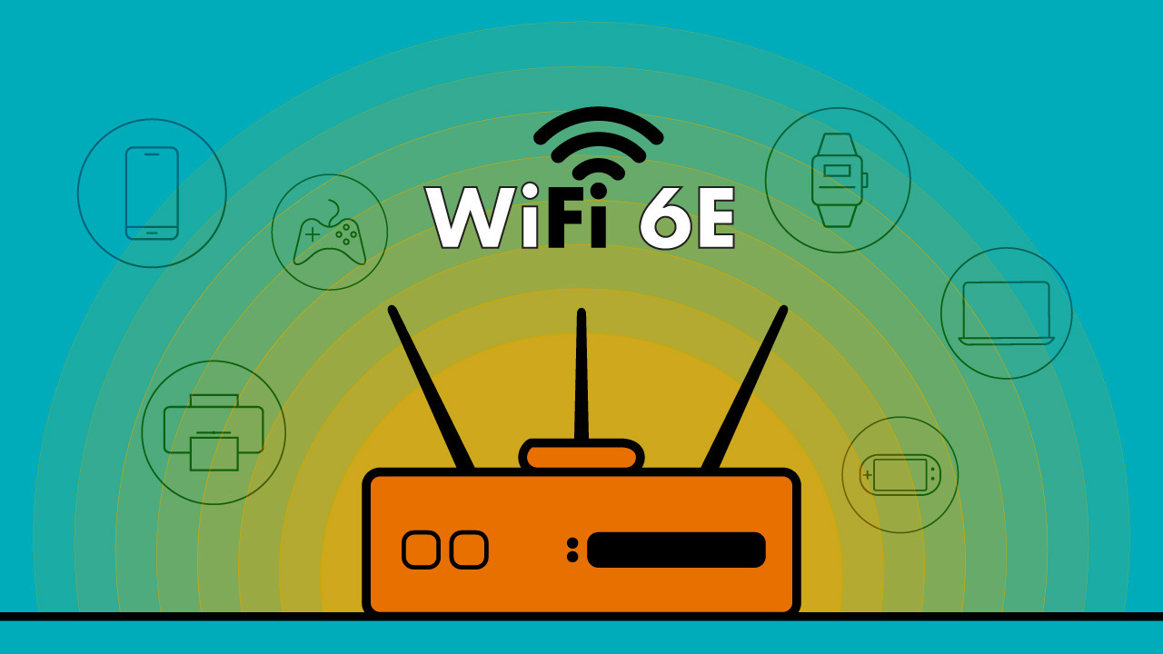 Ilustración de WiFi 6E