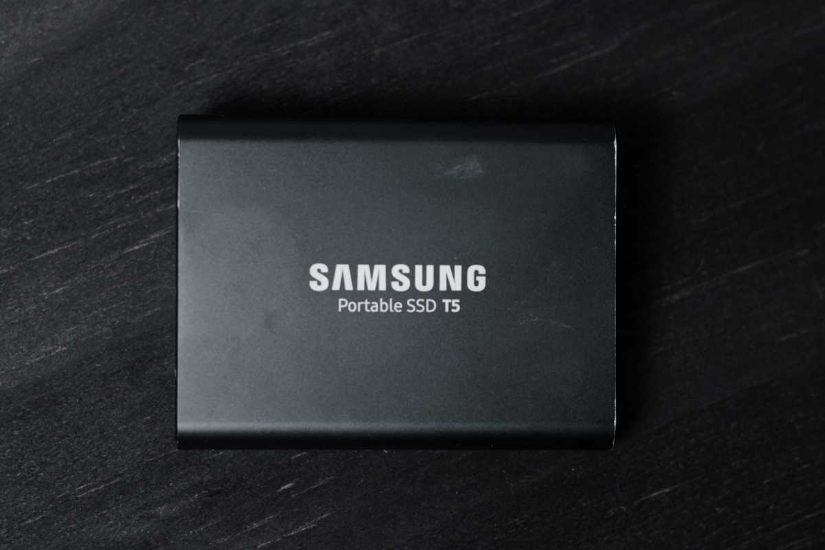 Disco duro externo portátil Samsung T5