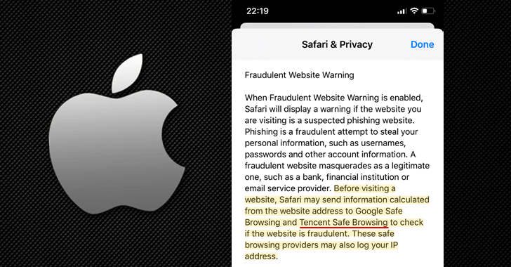 Tencent navegación segura Safari Apple