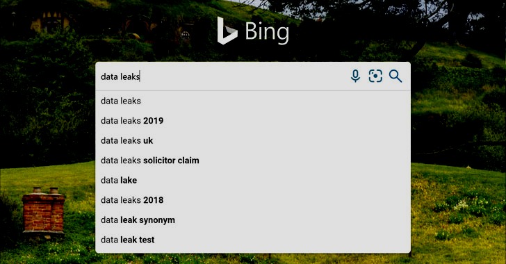 Bing-búsqueda-fuga de datos