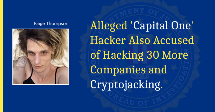 Hacker Paige Thompson Violación de datos de capital