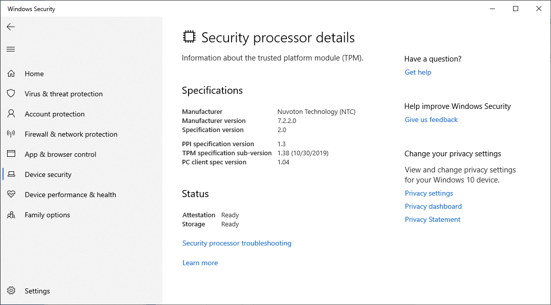 Configuración de seguridad en Windows 11