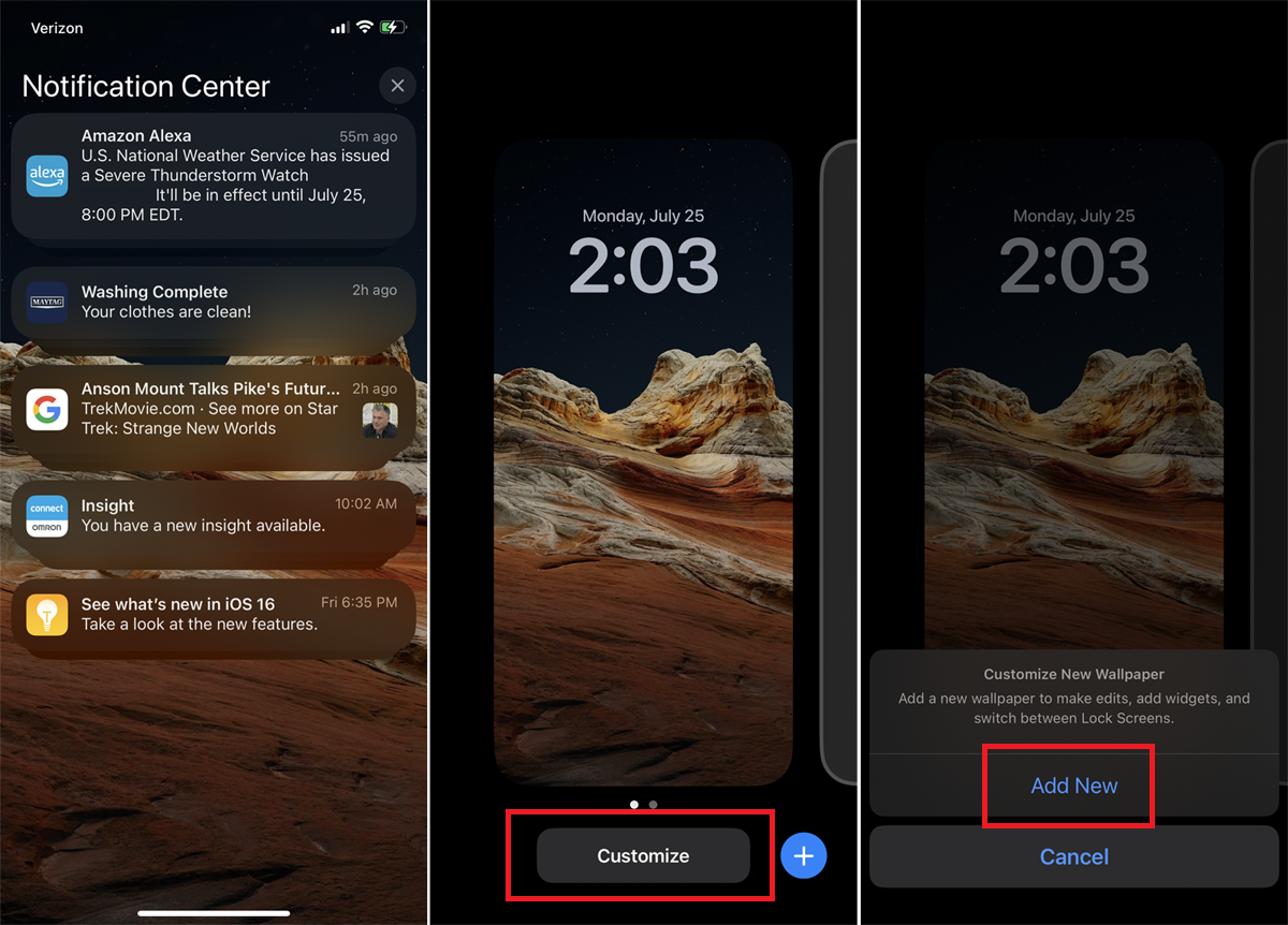 Hazlo tuyo: cómo editar la pantalla de bloqueo de tu iPhone en iOS 16 |  