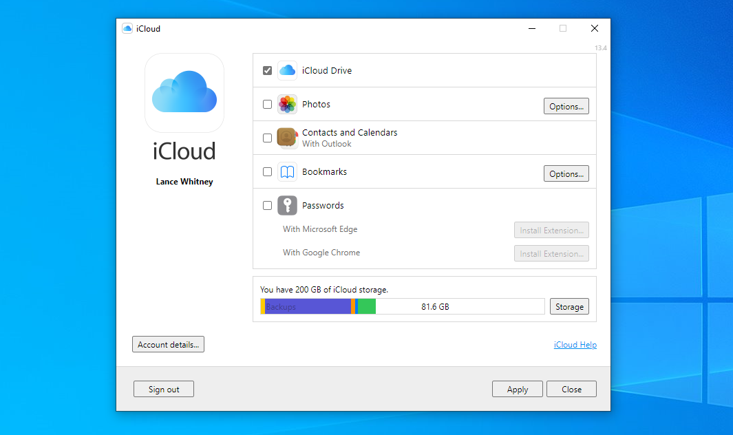 Configurar Fotos de iCloud en una PC con Windows