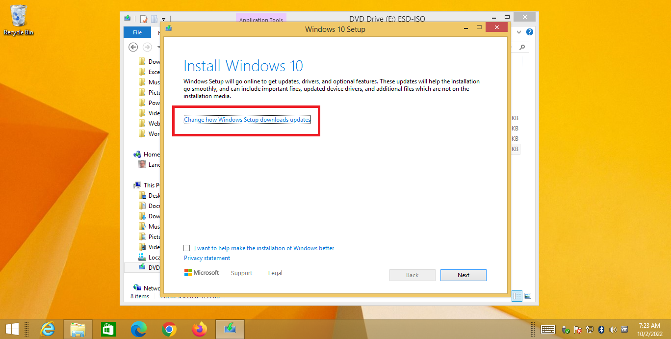 Cambiar la forma en que el programa de instalación de Windows descarga las actualizaciones