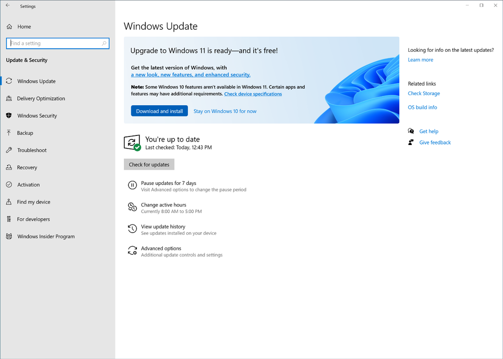 Pantalla de elección de Windows 11 de Microsoft Windows 10